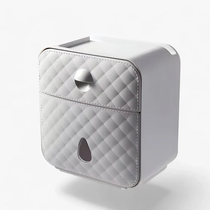 DryRoll | Waterproof Toilet Paper Holder with Extra Storage