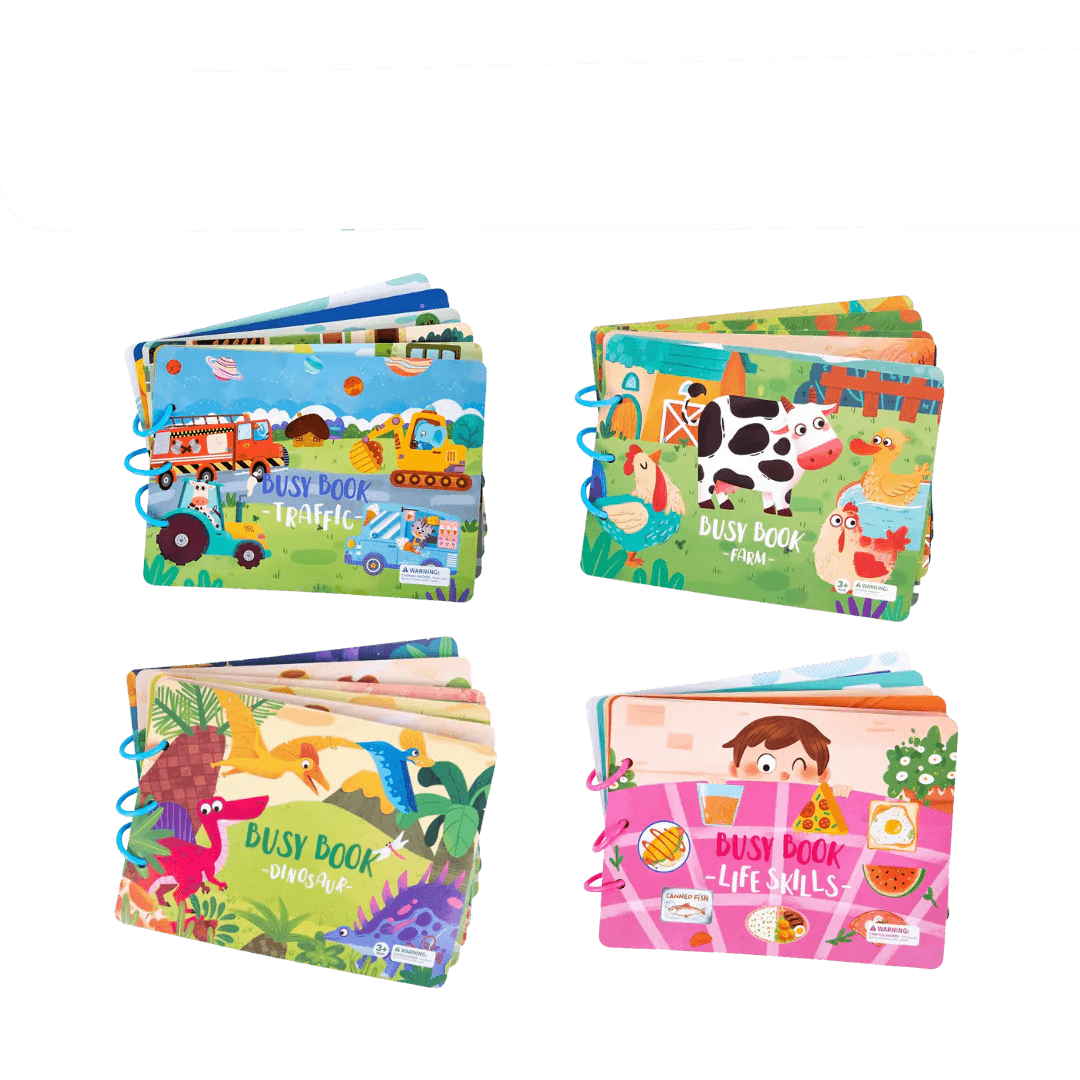 Interactive Sensory Book for Children - promotes touch and imagination - various fabrics and textures - ideal for explorers -