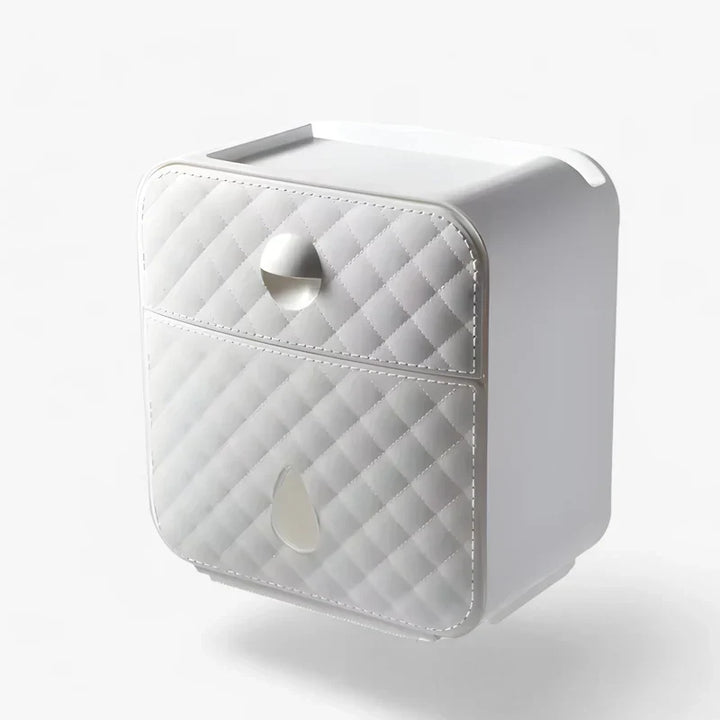 DryRoll | Waterproof Toilet Paper Holder with Extra Storage