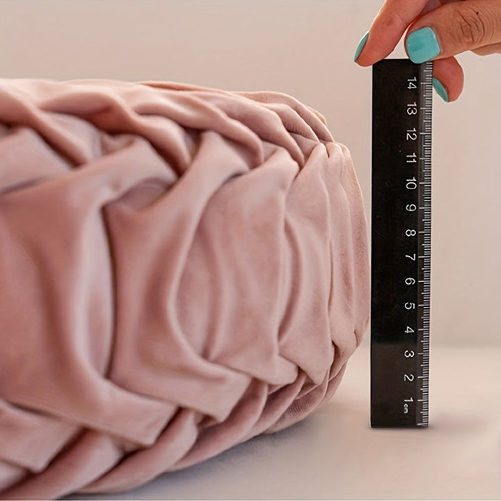 VelvetGlow | Plush Round Cushion to Enhance Your Space