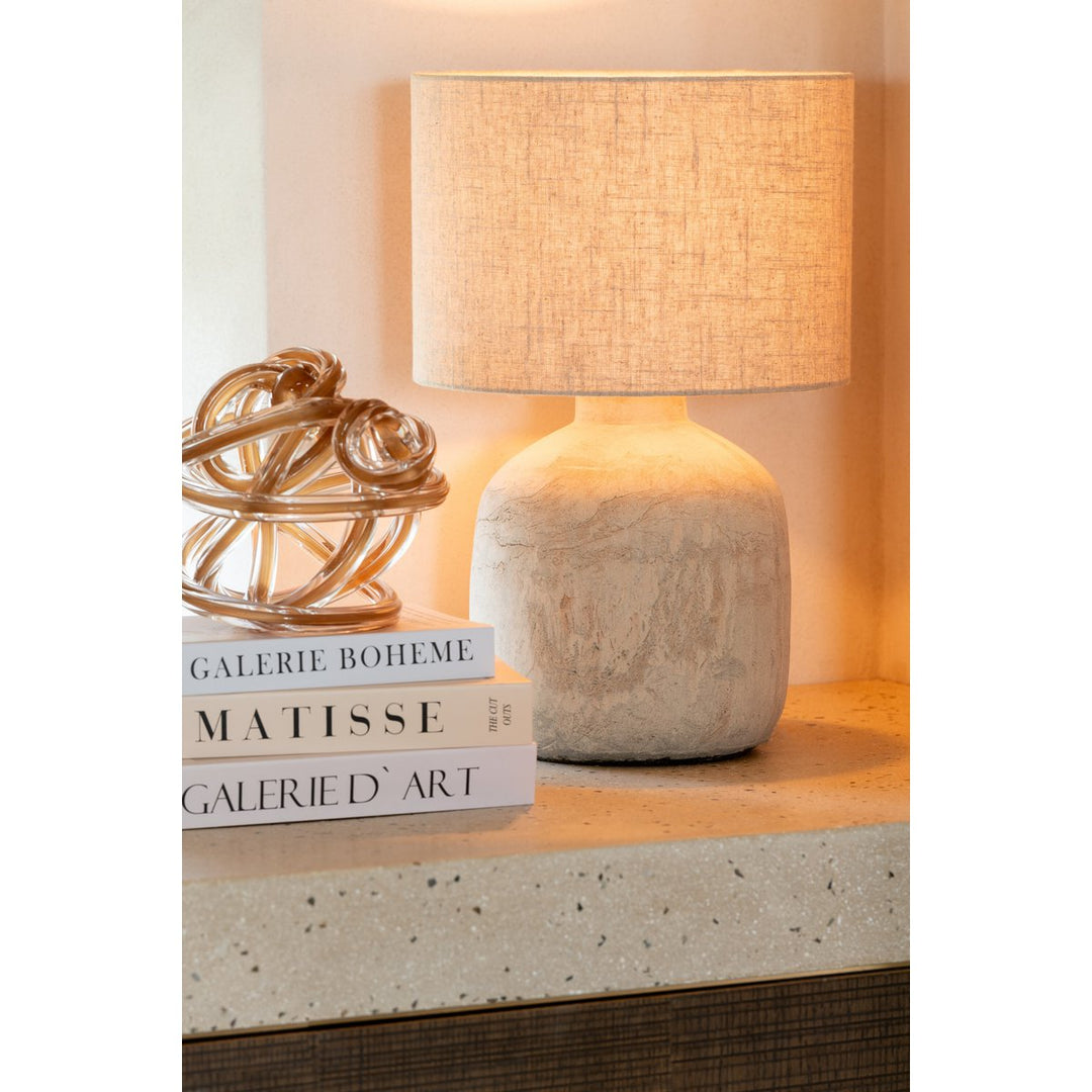 My small terracotta lamp