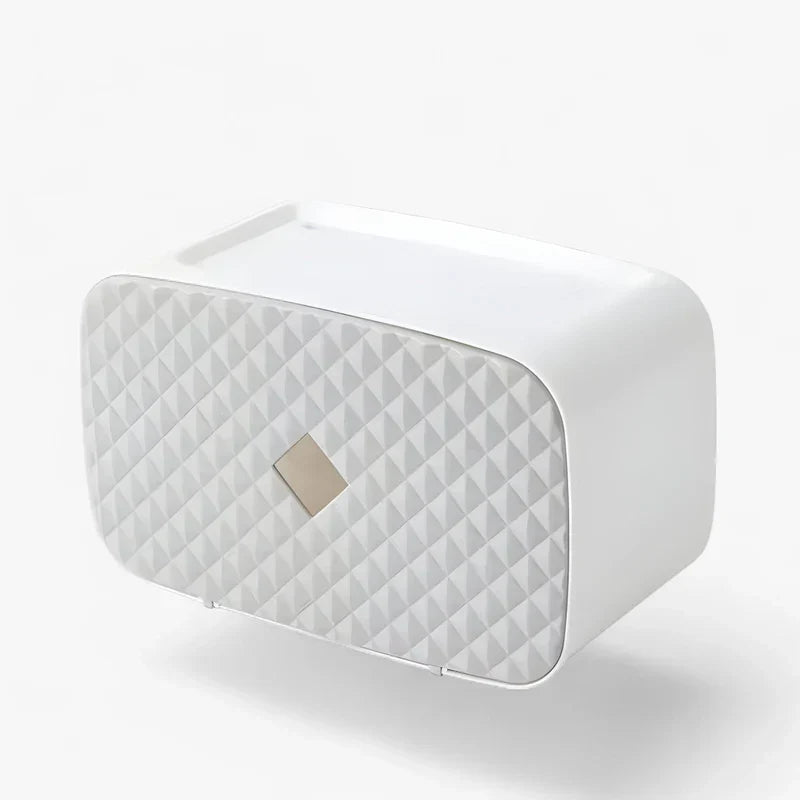 DryRoll | Waterproof Toilet Paper Holder with Extra Storage