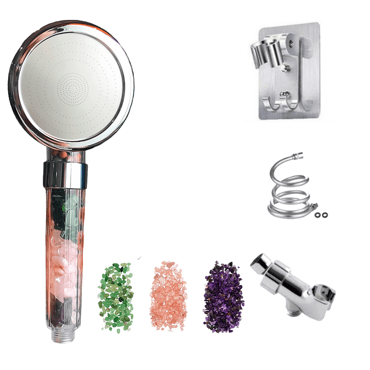 MineralHarmony Shower Head - Compact and Efficient - Revitalizes Shower Experience with Mineral Filtration