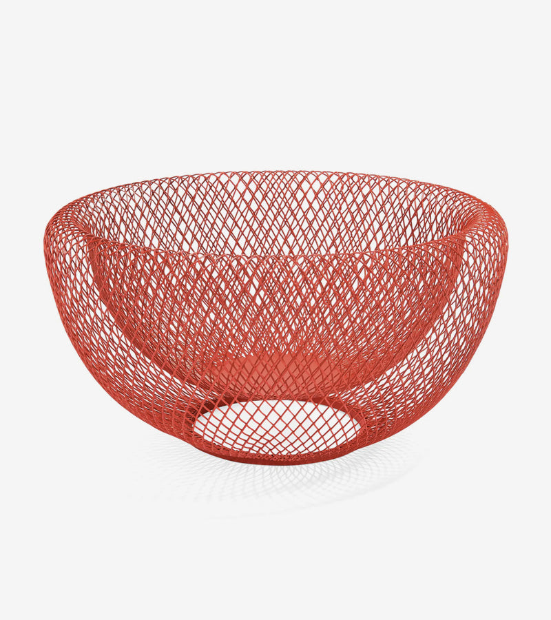 ElegantMesh | Double-Walled Steel Fruit Basket for Ventilation and Style