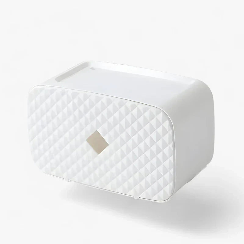 DryRoll | Waterproof Toilet Paper Holder with Extra Storage