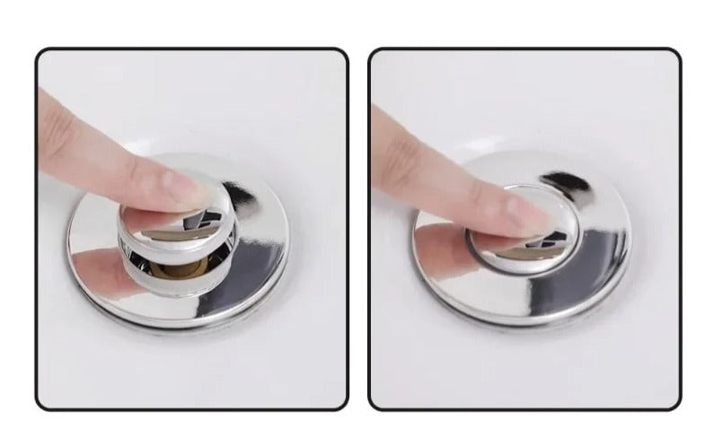 ClogShield - Stainless Steel Drain Plug with Strainer - Universally Compatible and Easy to Install