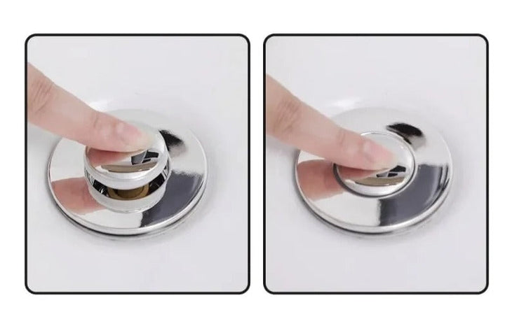 ClogShield - Stainless Steel Drain Plug with Strainer - Universally Compatible and Easy to Install