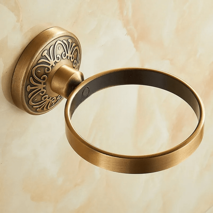 VintageAura | Toilet Brush Holder in Bronze