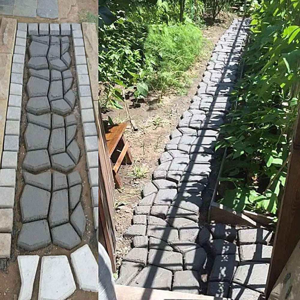 PadCraft Garden Path Mold - Customizable Design for Unique Paths - Easy to Use and Durable for Long-Lasting Results