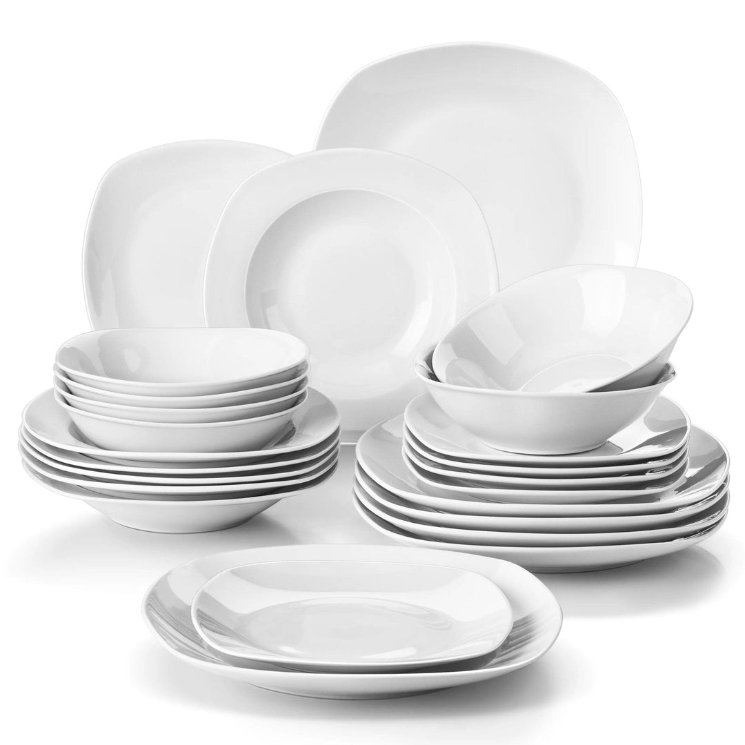 ElegancePlates | Sets of White Porcelain Plates