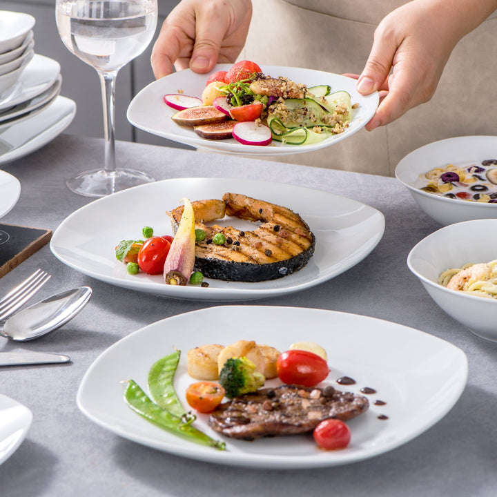 ElegancePlates | Sets of White Porcelain Plates