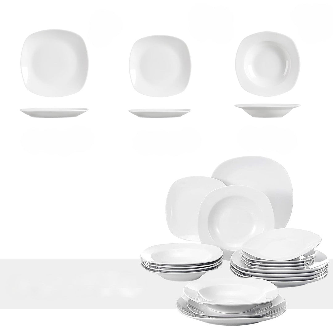 ElegancePlates | Sets of White Porcelain Plates