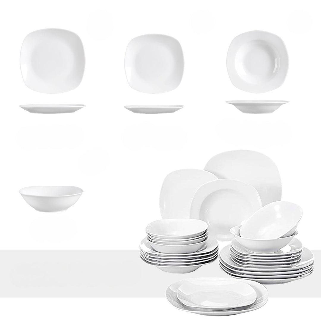 ElegancePlates | Sets of White Porcelain Plates