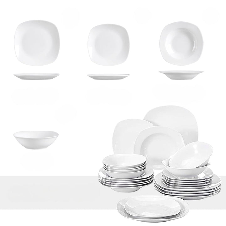 ElegancePlates | Sets of White Porcelain Plates