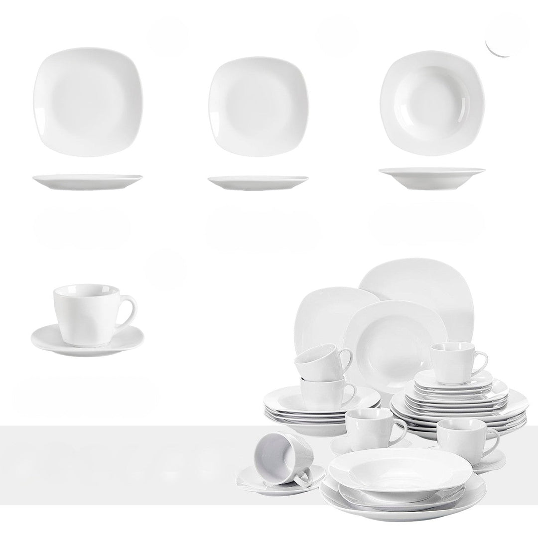 ElegancePlates | Sets of White Porcelain Plates