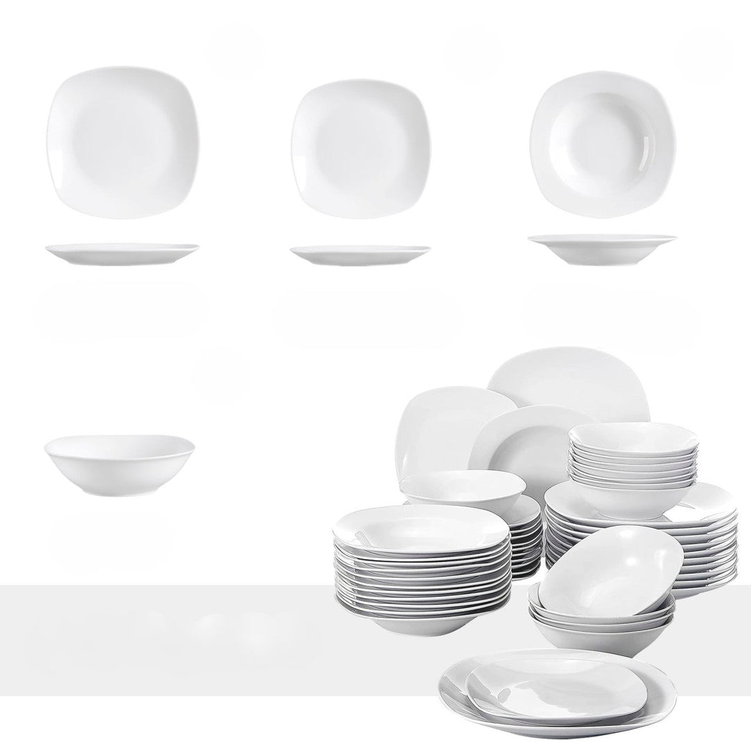 ElegancePlates | Sets of White Porcelain Plates