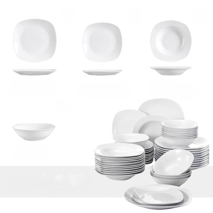 ElegancePlates | Sets of White Porcelain Plates