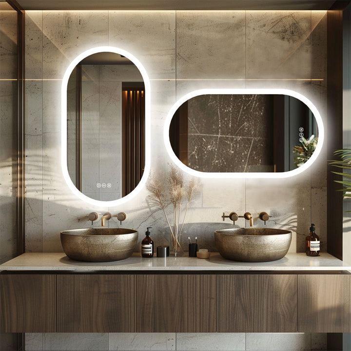 Mirona LED Bathroom Mirror - Enhance Your Bathroom with LED Lighting - Sleek Lighting for Your Perfect Reflection