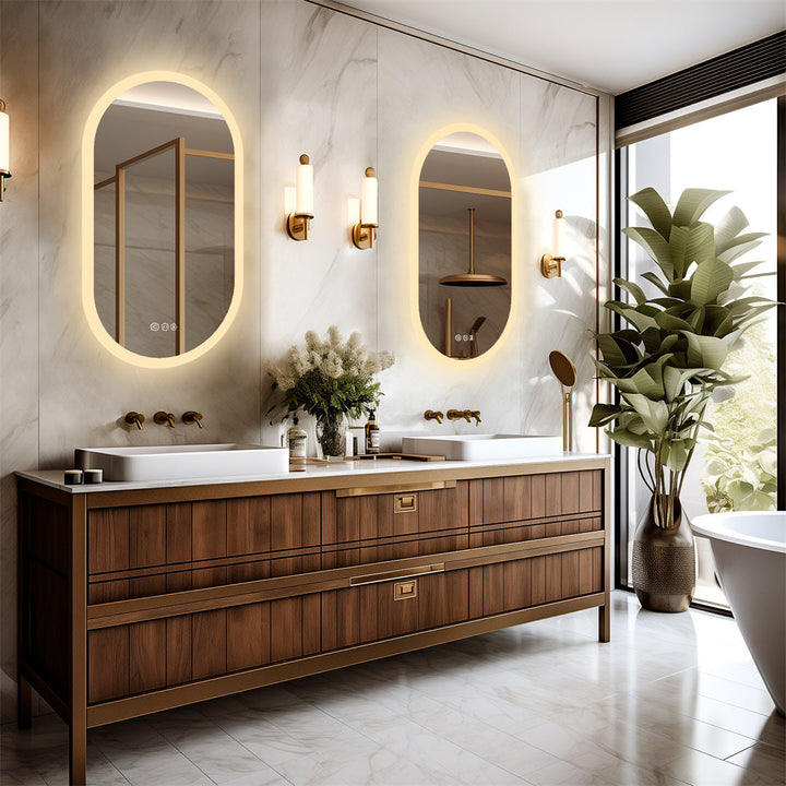 Mirona LED Bathroom Mirror - Enhance Your Bathroom with LED Lighting - Sleek Lighting for Your Perfect Reflection