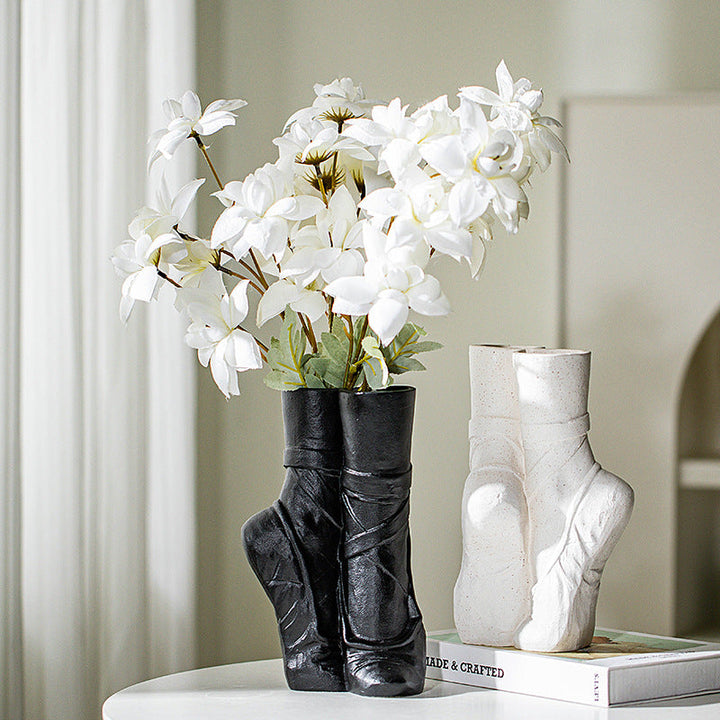 BalletVase | Realistic Graceful Shoe Sculpture