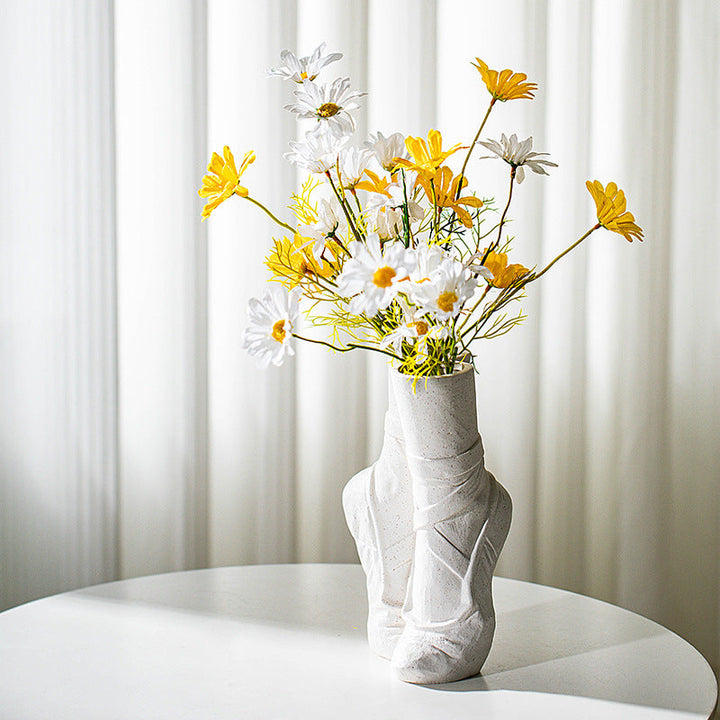 BalletVase | Realistic Graceful Shoe Sculpture