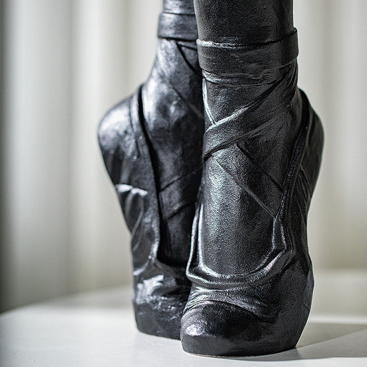 BalletVase | Realistic Graceful Shoe Sculpture