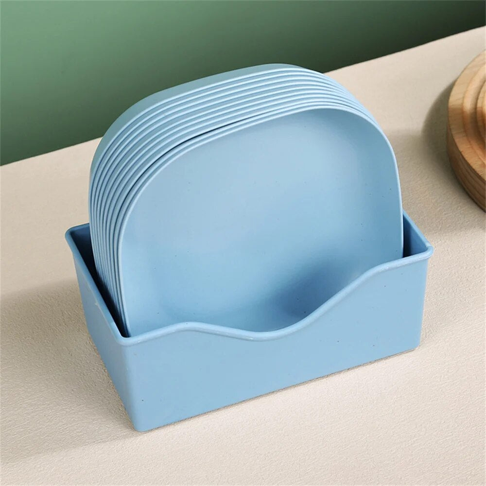 HuishoudChic | Luxury Plastic Waste Plates for Food