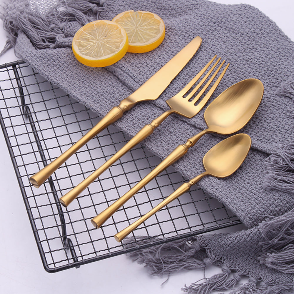 GoldenGlamour | Complete Cutlery Set