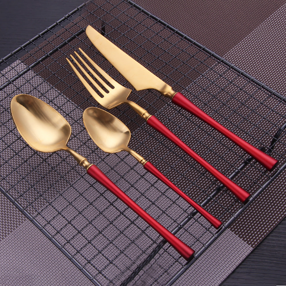 GoldenGlamour | Complete Cutlery Set