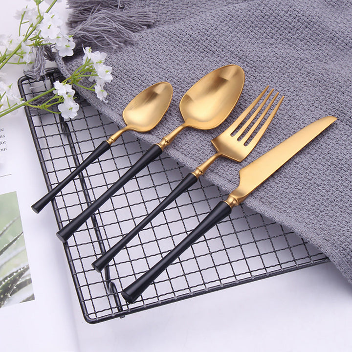 GoldenGlamour | Complete Cutlery Set