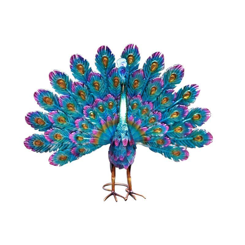 Collectible Peacock | Colorful Figurine with Stable Base