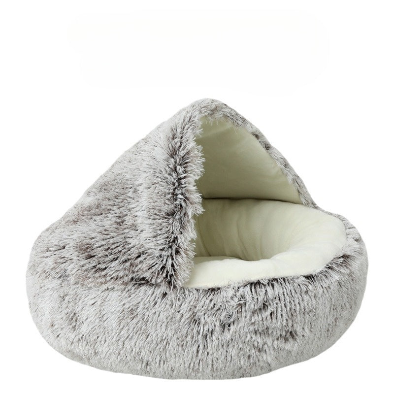 Round Cat Cushion | Winter Bed and Sleeping Bag for Cats