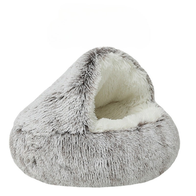 Round Cat Cushion | Winter Bed and Sleeping Bag for Cats