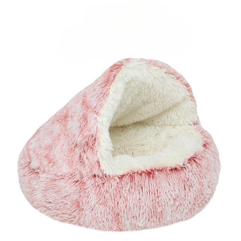 Round Cat Cushion | Winter Bed and Sleeping Bag for Cats