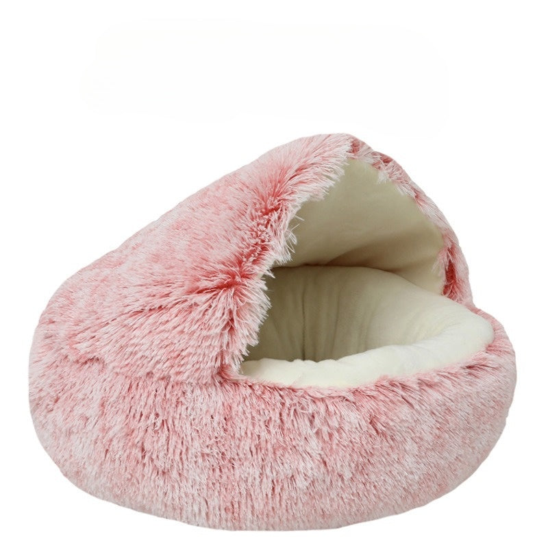 Round Cat Cushion | Winter Bed and Sleeping Bag for Cats