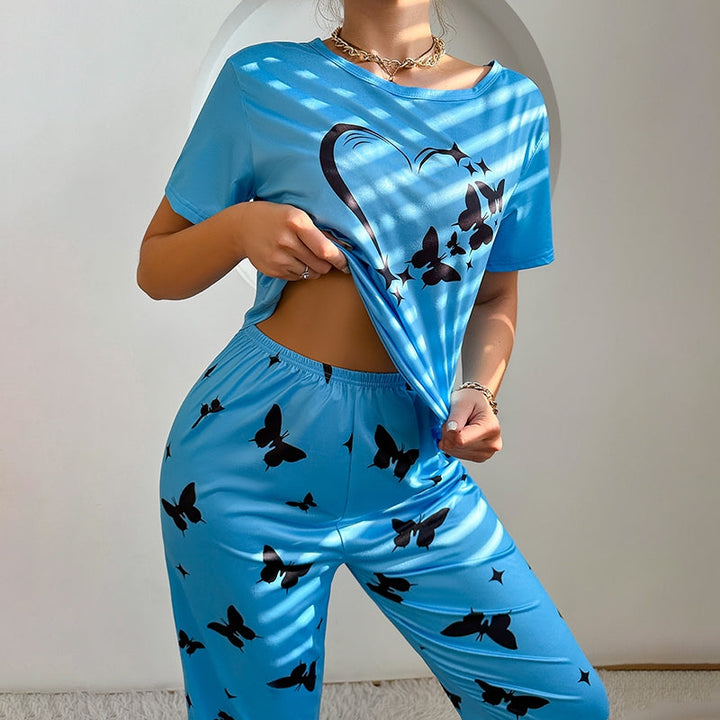ChicLoungewear | Comfortable Pajama with Butterfly Design