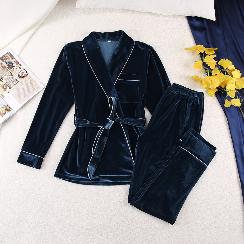 VelvetChic | Luxe Kimono Bathrobe & Pajama Set for Women