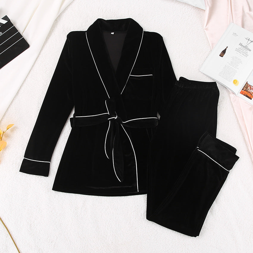 VelvetChic | Luxe Kimono Bathrobe & Pajama Set for Women