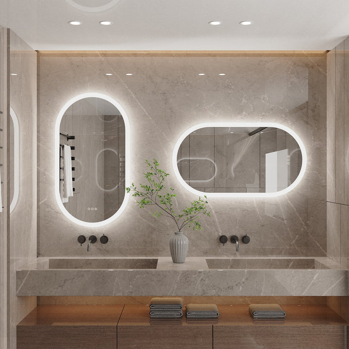Mirona LED Bathroom Mirror - Enhance Your Bathroom with LED Lighting - Sleek Lighting for Your Perfect Reflection