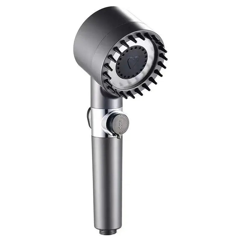 PowerStream Shower Head - High-Pressure Jet with Built-In Filter - Enhances Skin and Hair Happiness