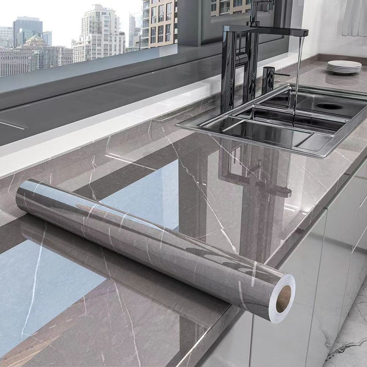 MarbleLuxe | Oil-Resistant Self-Adhesive Kitchen Film