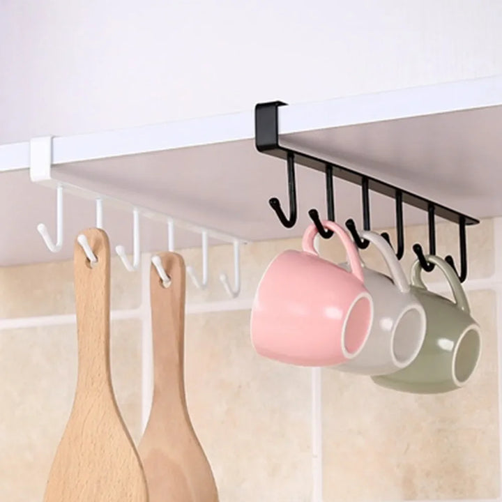 StylishHooks | Luxury Metal Storage Shelf for Clothing and Kitchen