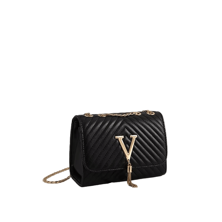 ShineDiva – Festive Clutch with Tassel and Wallet Set