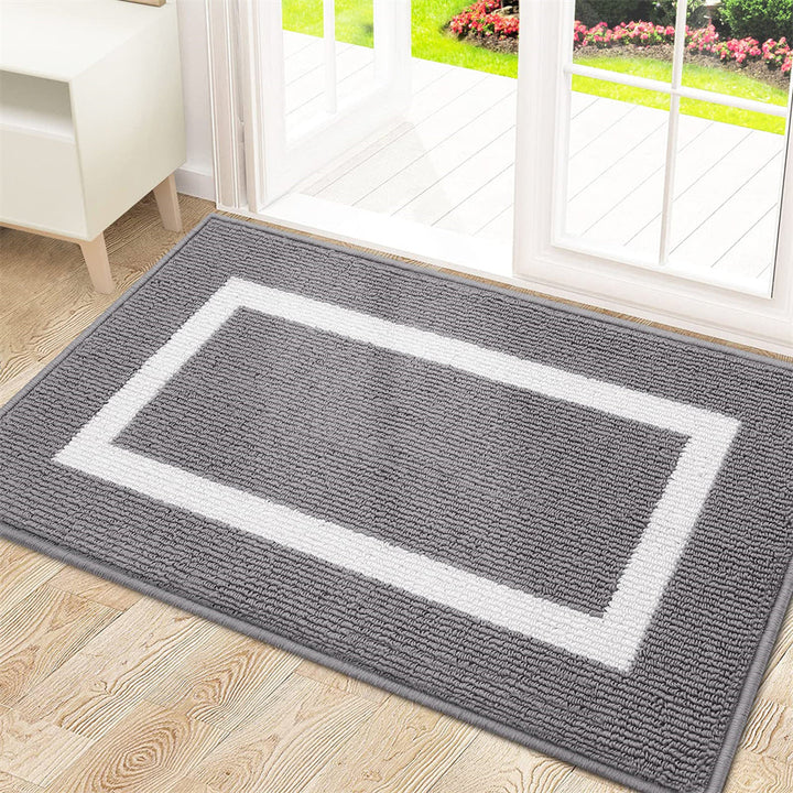 WelcomeLuxe | Clear Dirt-Resistant Non-Slip Doormat for Outdoor Use