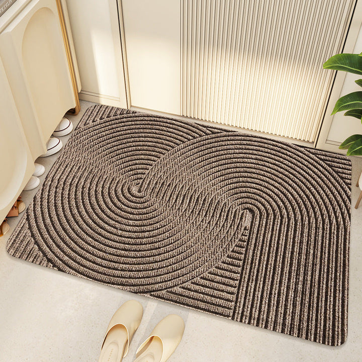 GeoElegance | Durable Door Mat with Simple Geometric Pattern