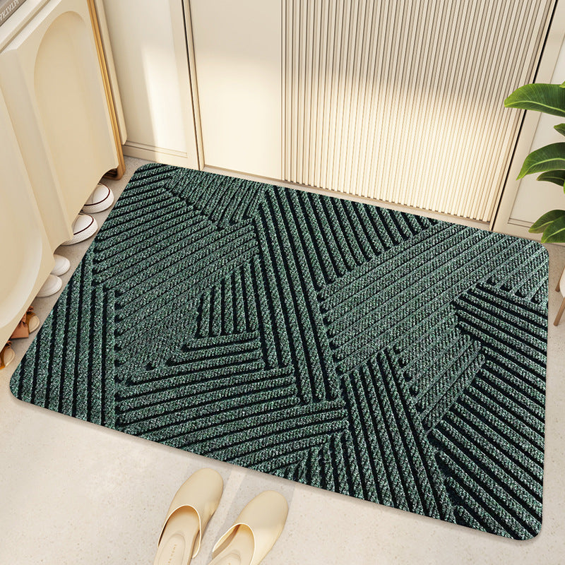 GeoElegance | Durable Door Mat with Simple Geometric Pattern
