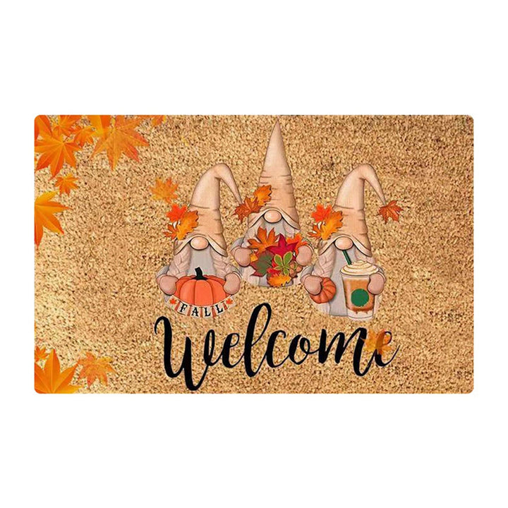 HarvestWelcome | Luxury Antislip Door Mat for Autumn Decoration