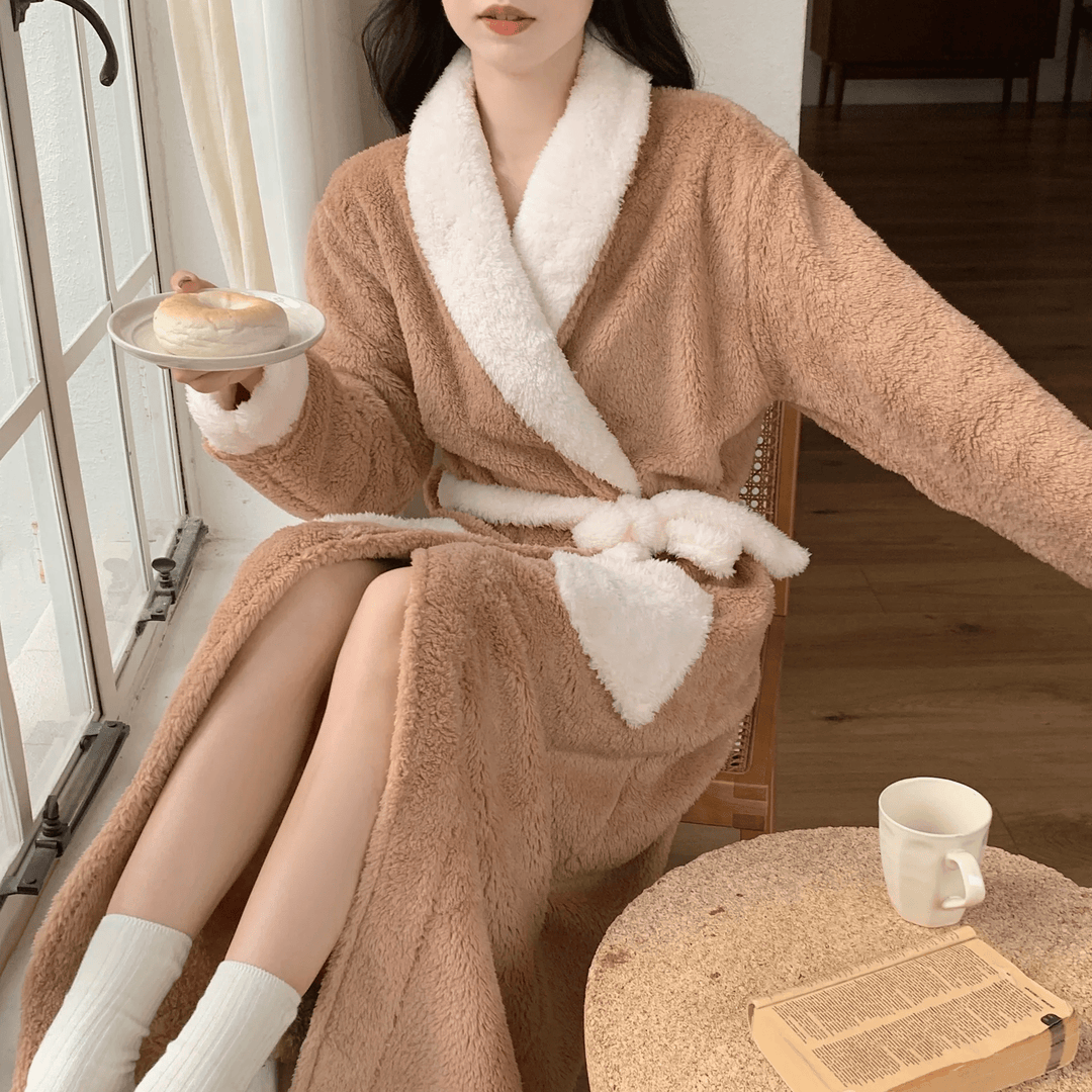 WarmthChic | Luxury Velvet Layered Robe for Women