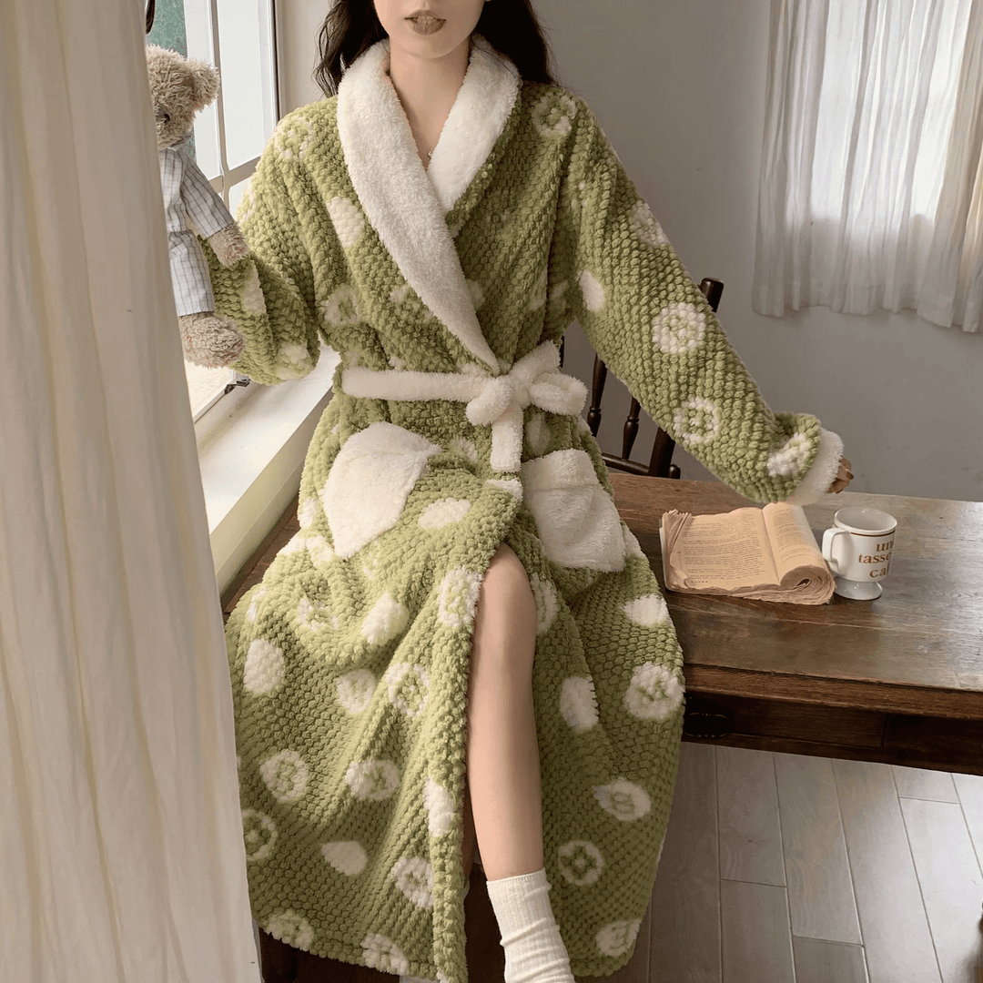 WarmthChic | Luxury Velvet Layered Robe for Women