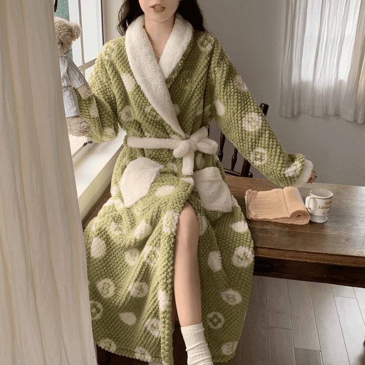 WarmthChic | Luxury Velvet Layered Robe for Women